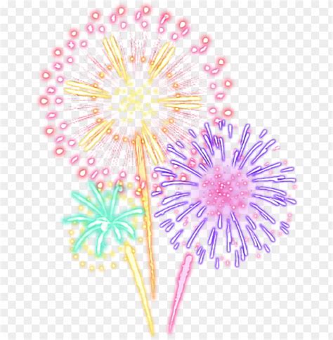 Fireworks Sticker Kate Chacon Png Transparent Fireworks Fireworks PNG