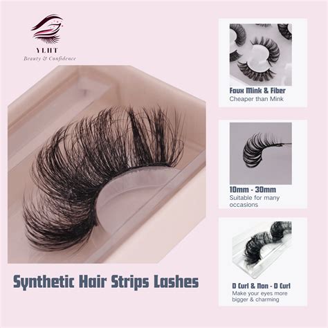 Wholesale Mink Eyelash Mm Fluffy Wispy Thick D Curl Eyelashes