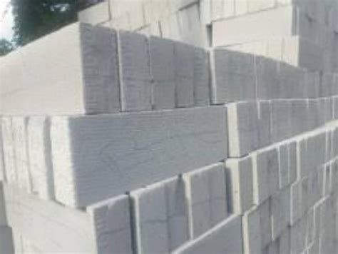 Solid Autoclaved Aerated Concrete Rectangular Gray Aac Block For