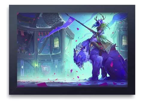 Quadro Decorativo World Of Warcraft 005 Mdf 30x20cm MercadoLivre