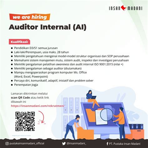 Lowongan Kerja Auditor Internal Ai Tenaga Ahli Produk It It