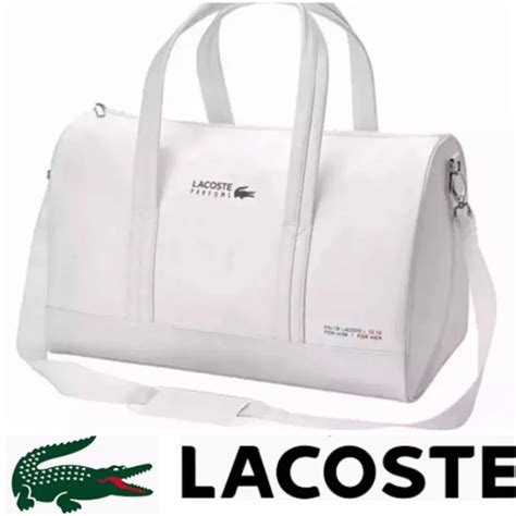 Lacoste Bags Lacoste Duffel Bag Weekender Travel Gym Nwt Poshmark