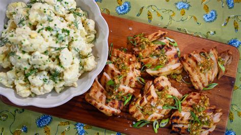 Grilled Chicken Thighs With Ginger Scallion Sauce Recipe