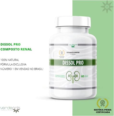 Dissol Pro 700mg O Suplemento Mais Completo Para Dissolver Pedras Nos Rins