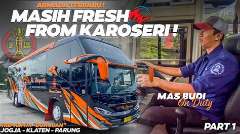 ARMADA TERBARU PO HARYANTO JOGJA LANGSUNG DI MODIF KAKI KAKINYA