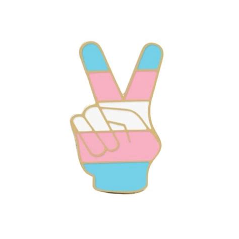 Transgender Peace Pin – Funky Pins