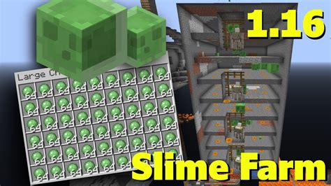 Minecraft Slime Farm In 1 16 For Bedrock And Java [2021 ] Easy Tutorial Youtube