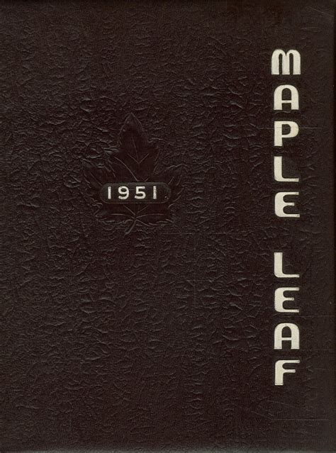 1951 yearbook from Maple Heights High School from Maple heights, Ohio ...