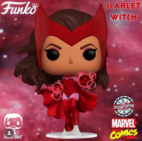 Comic Wanda Maximoff Funko Pop Scarlet Witch