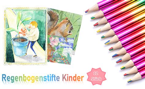 Ailvor Regenbogenstift St Ck Regenbogenstifte Kinder In