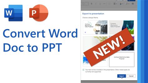 Convert Microsoft Word To Powerpoint Presentation In 1 Click New Word To Ppt Convert Shorts