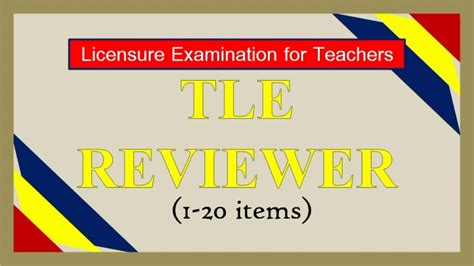 Let Tle Reviewer Part Iii Youtube