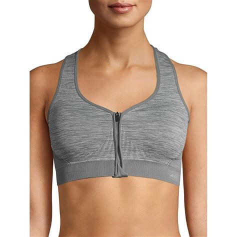 Avia Avia Medium Support Zipfront Sports Bra