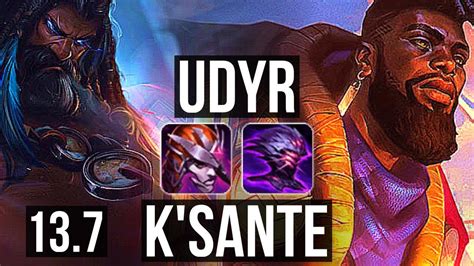 UDYR Vs K SANTE TOP 3 0 9 800 Games Rank 10 Udyr KR