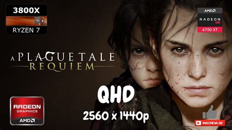 A Plague Tale Réquiem RX 6750 XT 12GB QHD 2560 x 1440p All