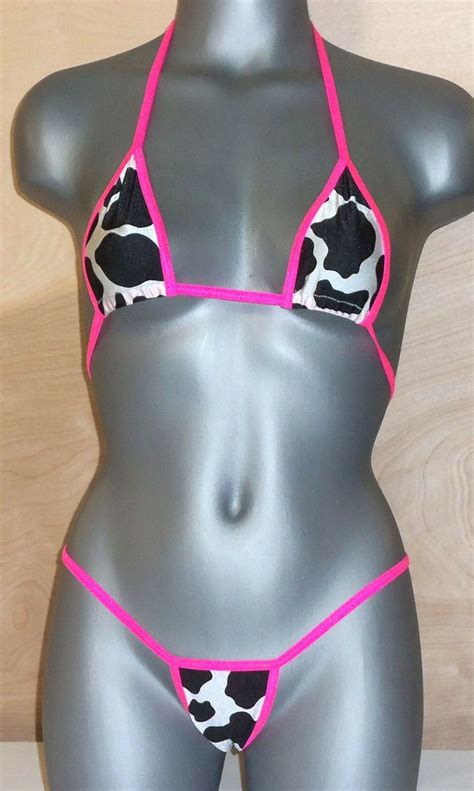 Micro G String Bikini Pc Hot Sexy Sunshine Fun Usa Made Neon Etsy