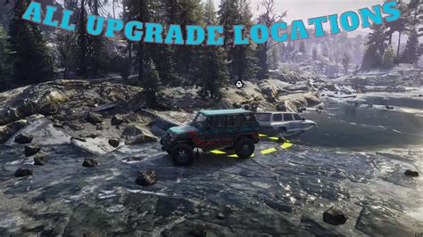 Unique High Range Gearbox All Upgrade Locations In Snowrunner New