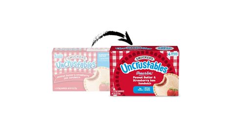 Smuckers Uncrustables Peanut Butter And Strawberry Jam Sandwiches 4 Ct 2