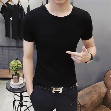 T Shirt Men 2018 New Arrival Summer Fashion Casual Short Sleeved Slim