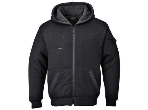 Portwest Hoodie Gevoerd Xl Zwart Hubo