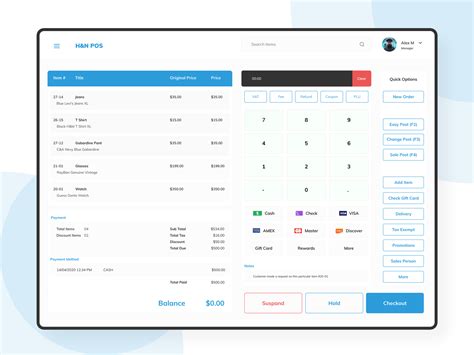 Pos Billing User Interface Design By Mohammad Ali On Dribbble