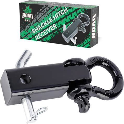 Off Road Boar Shackle Hitch Receiver 2 Inch With 34 D