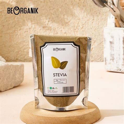 Beorganik Stevia Powder Stevia Bubuk Pengganti Gula Gr