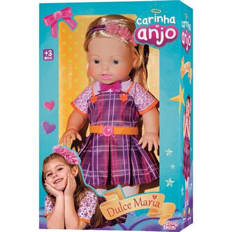 Boneca Da Carinha De Anjo - Boneca Dulce Maria - Carinha de Anjo - Baby Brink - Ri Happy