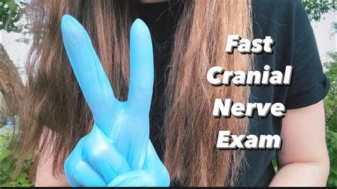 ASMR Fast And Aggressive CRANIAL NERVE EXAM Outdoor YouTube