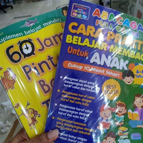 Jual Paket Buku Cara Praktis Belajar Membaca Untuk Anak Abacaga Full