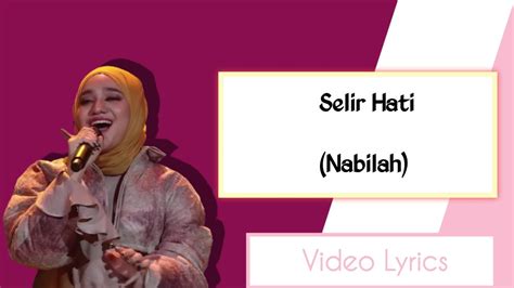 Nabilah Selir Hati T R I A D Cover Lirik Lagu Grand Final