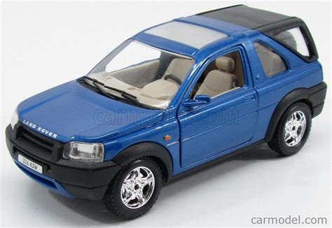 BURAGO 18 22012BL Scale 1 24 LAND ROVER FREELANDER 1998 BLUE MET