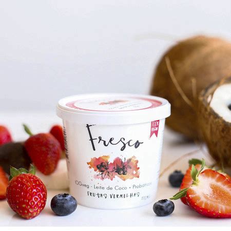 Iogurte Vegano Creme De Coco Frutas Vermelhas G Venc