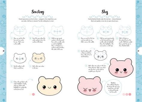 10 Step Drawing Kawaii Draw Over 50 Cute Creations In 10 Easy Steps