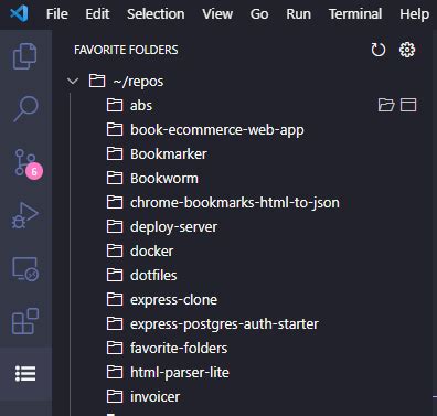 Favorite Folders Visual Studio Marketplace