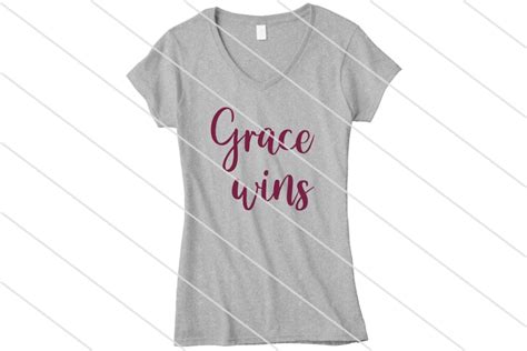 Grace Wins Graphic By Amy Anderson Designs Creative Fabrica