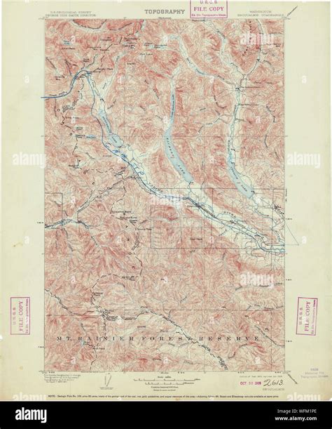 Map Of Snoqualmie Hi Res Stock Photography And Images Alamy