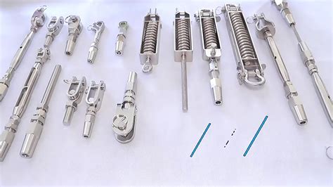 Rigging Hardware Wire Rope Turnbuckle Open Body Stainless Steel