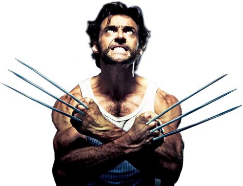 X Men Wolverine Action Hero With Claws Free Clipart Png All