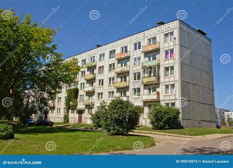 Soviet Era Apartment Building Built In 1957 Shcherbakovskaya Street