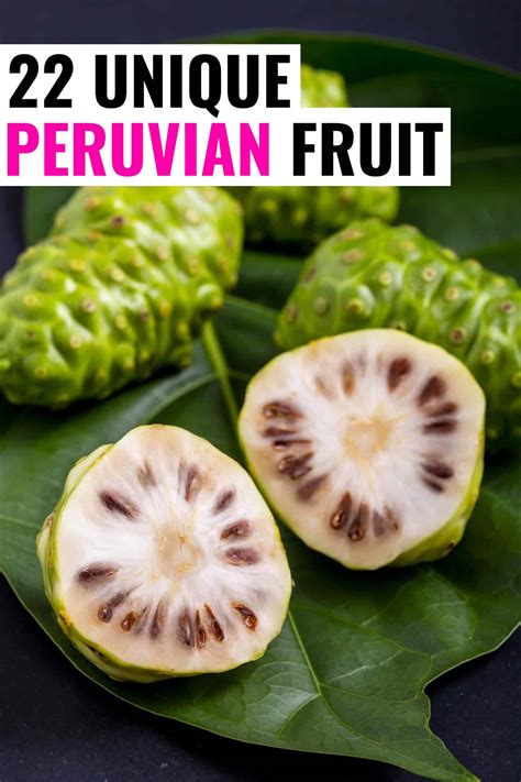 21 Unusual Peru Fruit You Need to Try - Bacon is Magic