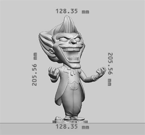 chibi joker chibi joker  print model  dprintingdesigner