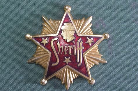 Купить Знак, значок "Шериф". Sheriff. Звезда шерифа. в интернет ...