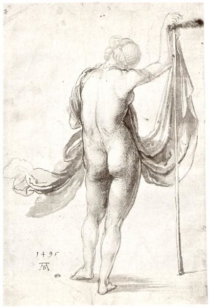 Nude Study Nude Female From The Back Albrecht Durer Wikiart Org