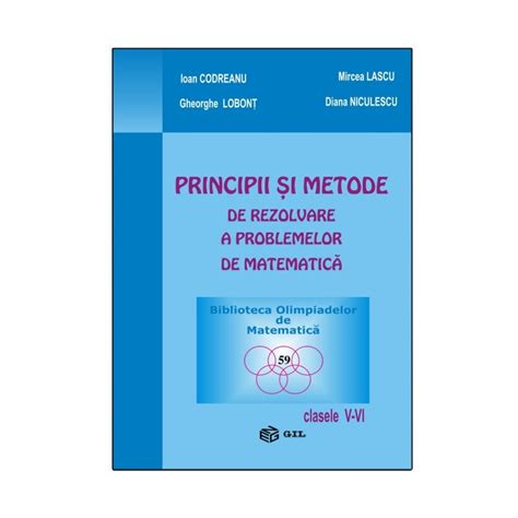 Principii Si Metode De Rezolvare A Problemelor De Matematica Clasele V