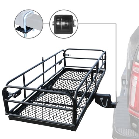 Buy Hitch Mount Cargo Carrier 60 X 244 X 138 Folding Cargo Rack