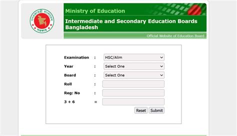 Educationboard Gov Bd Hsc Result Full Marksheet Globalhealth