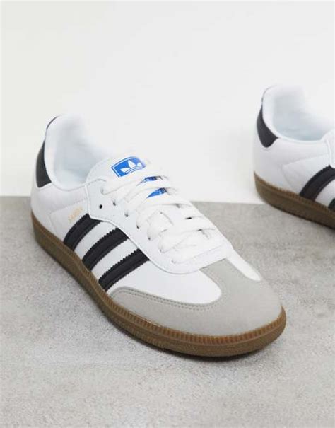 Adidas Originals Vegan Samba Trainers In White Asos