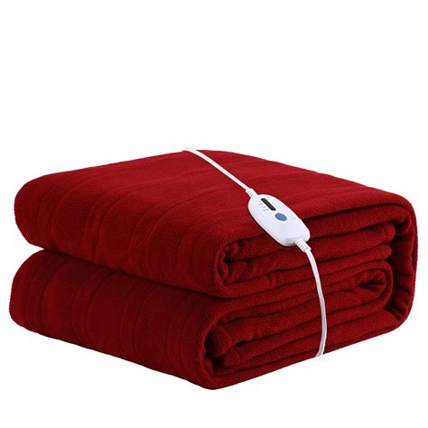 McJaw Electric Heated Blanket Full Size 72"x84" Large Fleece Warm ...