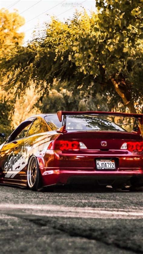 Slammed Red Rsx Type S